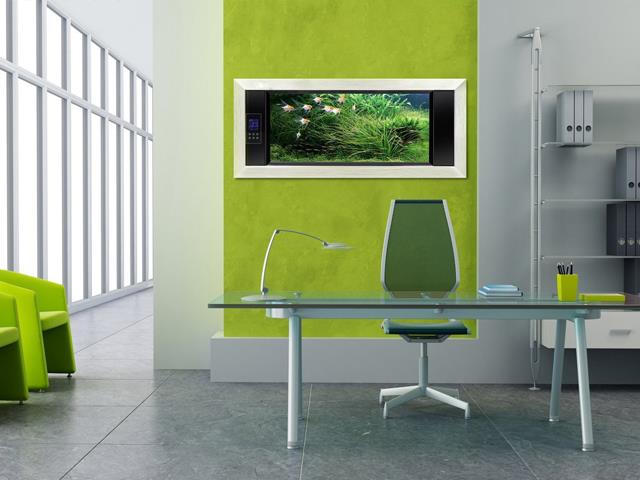 رنگ سبز در طراحی داخلی دفتر کار | شرکت معماری داخلی تهران دیزاین سنتر