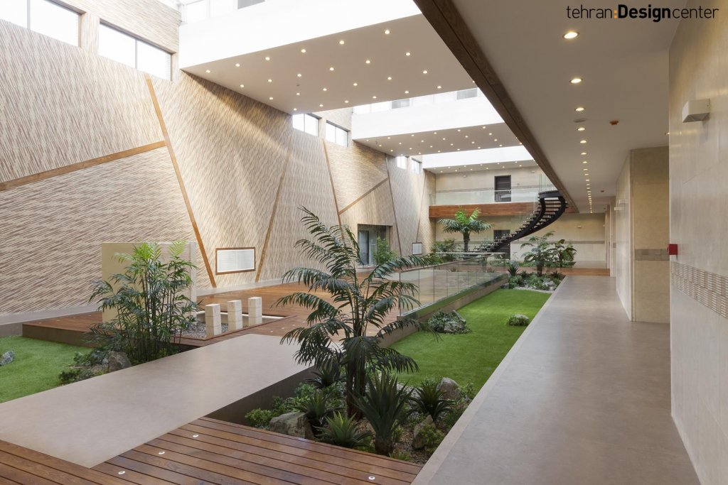 طراحی محوطه هتل یزد | شرکت معماری داخلی و دکوراسیون تهران دیزاین سنتر
