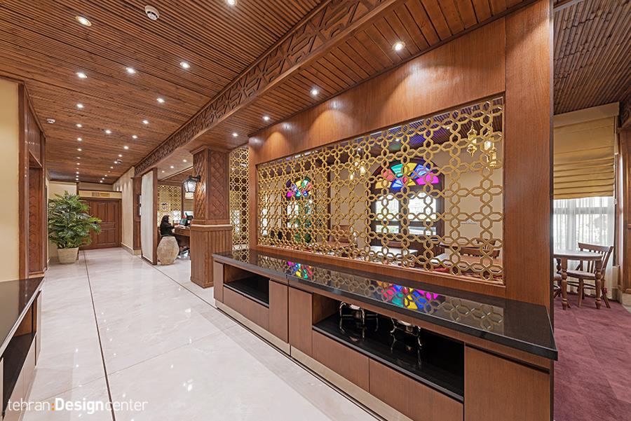 طراحی دکوراسیون داخلی کافه رستوران هتل | شرکت معماری داخلی و دکوراسیون تهران دیزاین سنتر