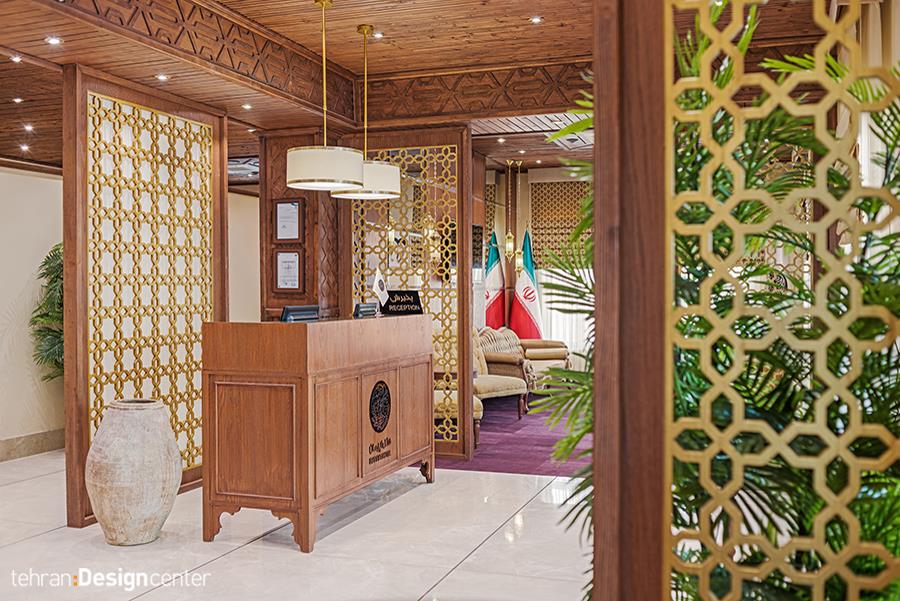 دکوراسیون داخلی رستوران هتل ایرمان قشم | شرکت معماری داخلی و دکوراسیون تهران دیزاین سنتر
