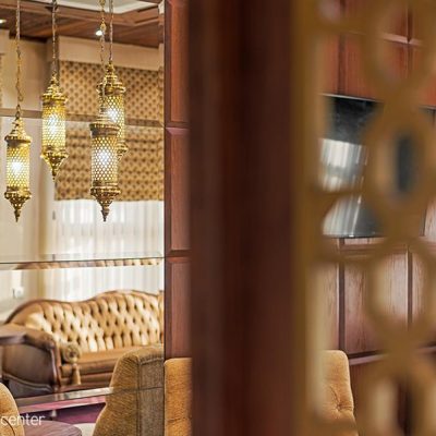 لوستر عربی برای کافه | شرکت معماری داخلی و دکوراسیون تهران دیزاین سنتر