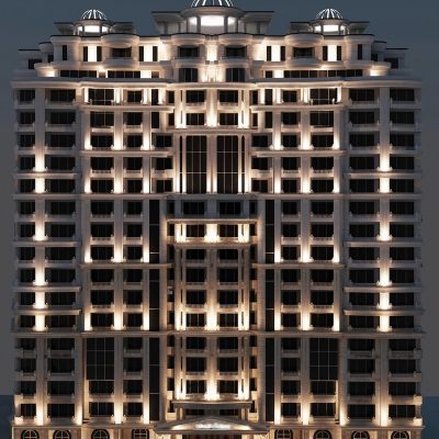 نورپردازی ساختمان | شرکت معماری داخلی و دکوراسیون تهران دیزاین سنتر