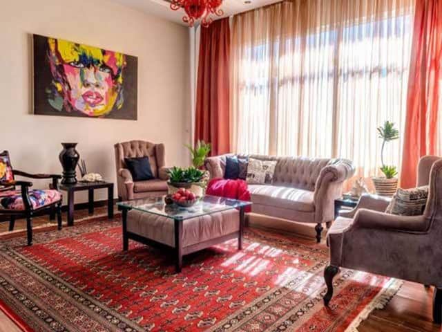 استفاده از فرش ایرانی در دکوراسیون داخلی منزل | شرکت معماری داخلی تهران دیزاین سنتر