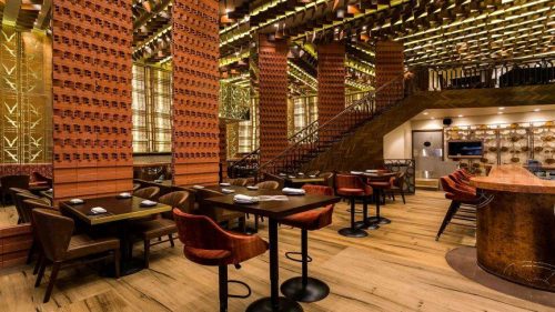 فارزی کافه در دوبی با طراحی الهام گرفته از بافت شکلات قالبی