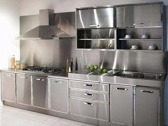 جنس کابینت آشپزخانه | کابینت فلزی با دیزاین مدرن | شرکت معماری و دکوراسیون داخلی تهران دیزاین سنتر