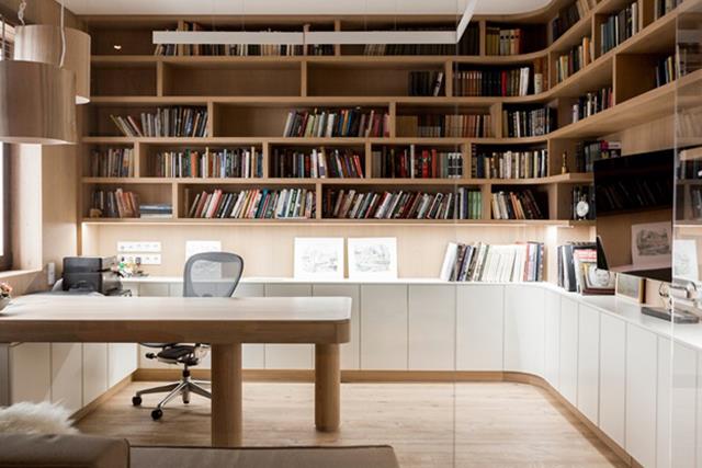 قفسه بندی فضای برای قرار دادن مدارک و فایل های فیزیکی | شرکت معماری داخلی تهران دیزاین سنتر