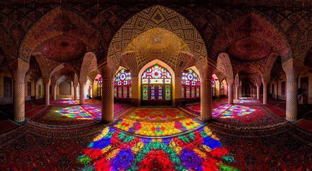 مسجد نصیر المک ایران با سبک معماری اسلامی | شرکت معماری و دکوراسیون داخلی تهران دیزاین سنتر