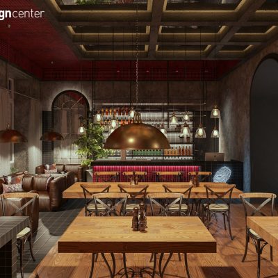 نور پردازی رستوران | شرکت معماری داخلی و دکوراسیون تهران دیزاین سنتر
