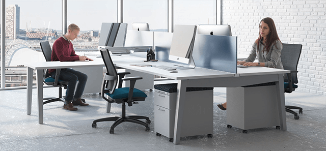 استفاده از صندلی و مبلمان مناسب در دفتر کار باز | تهران دیزاین سنتر