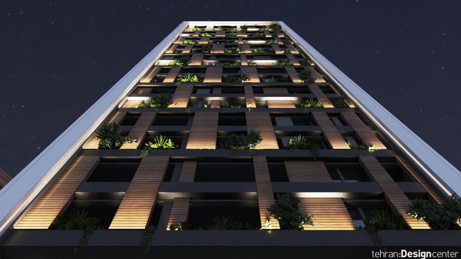 طراحی نمای چوبی ساختمان | شرکت معماری داخلی و دکوراسیون تهران دیزاین سنتر